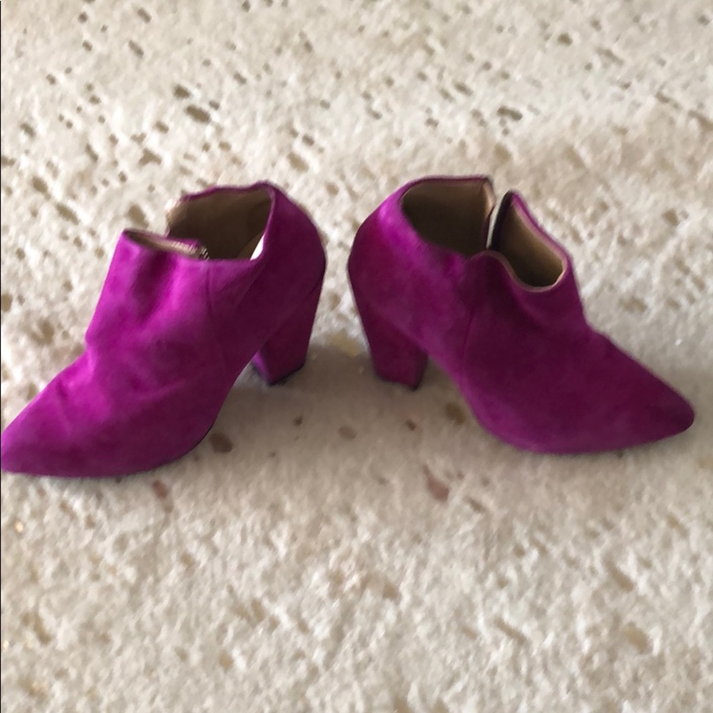 Zara suede booties
